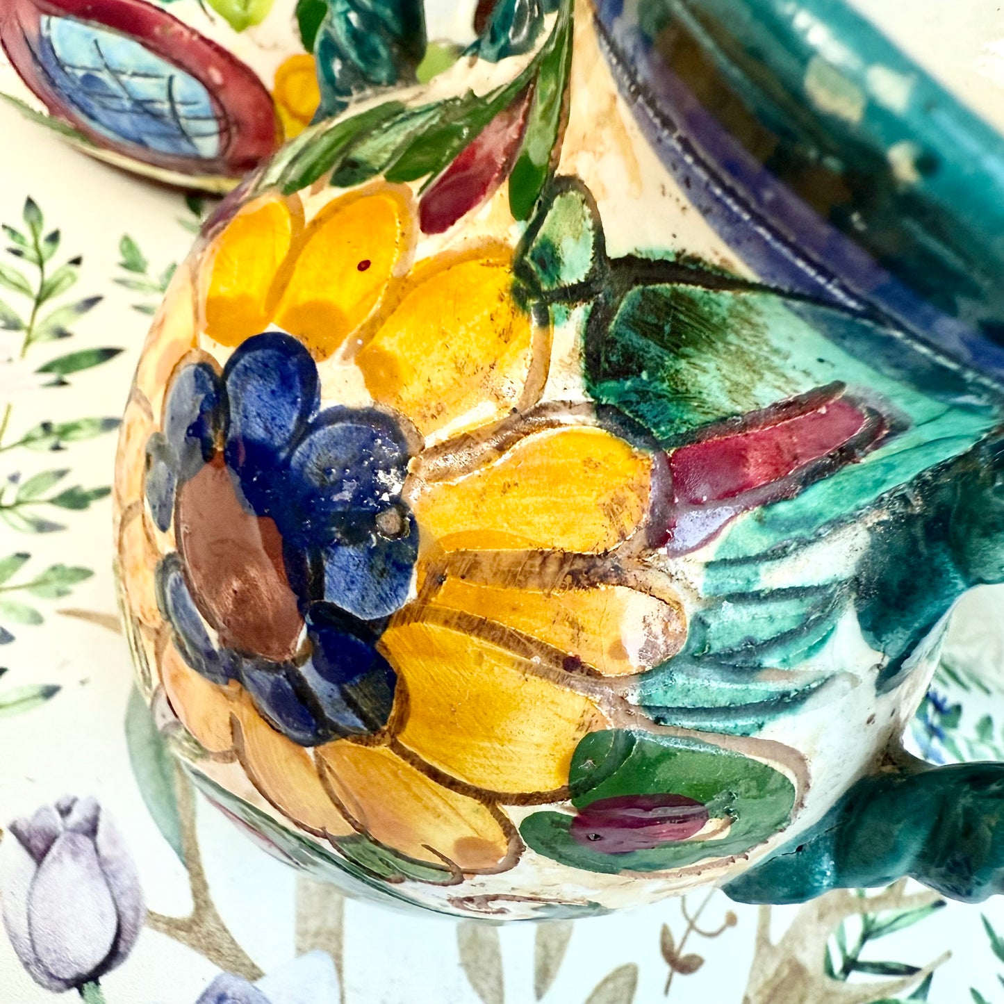 Set italienische Sgraffito Keramik