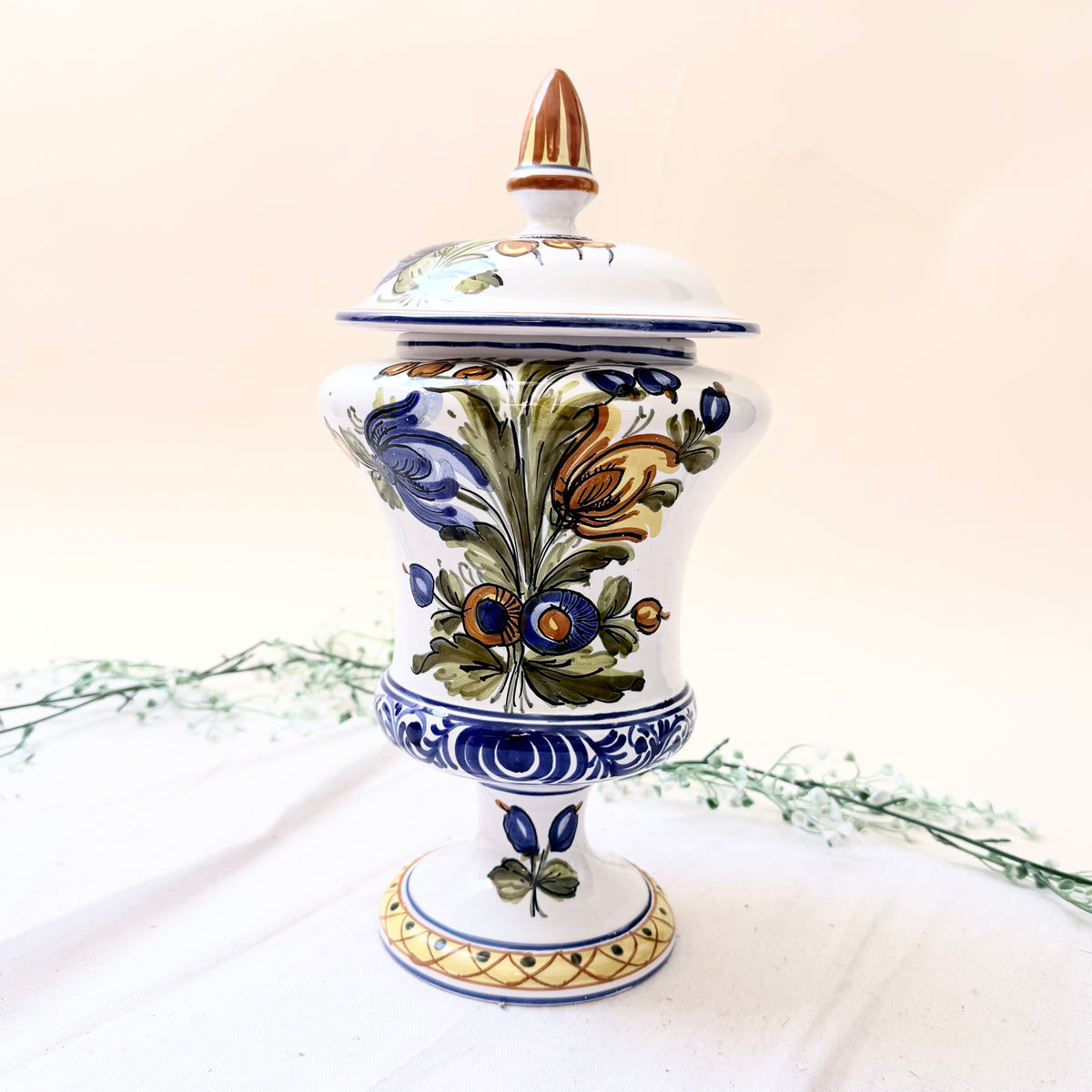Deckelvase Italien