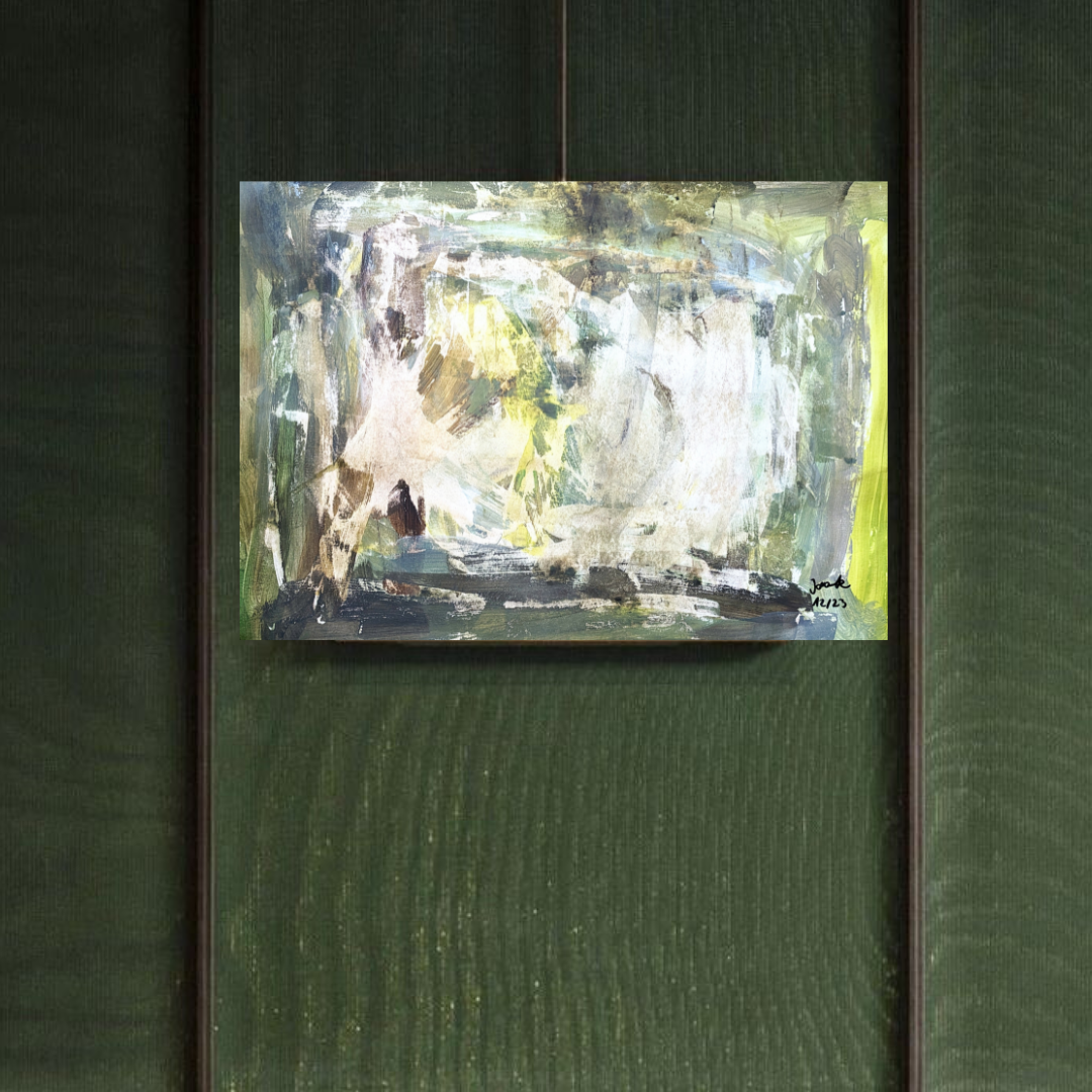 Gemälde „Seegras 1“, DIN A3