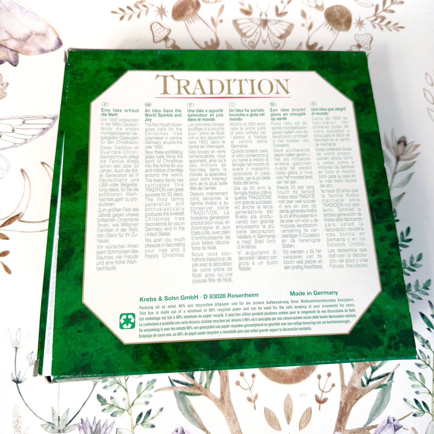 Christbaumschmuck Lauscha Tropfen groß