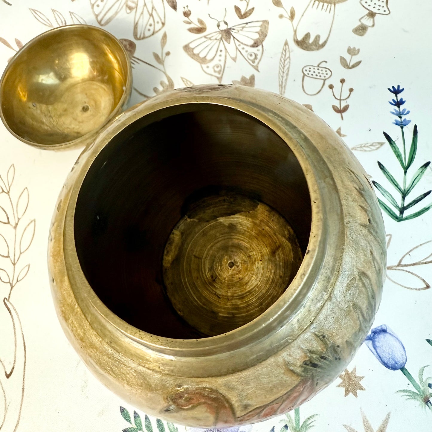 Emaille Vase asiatisch