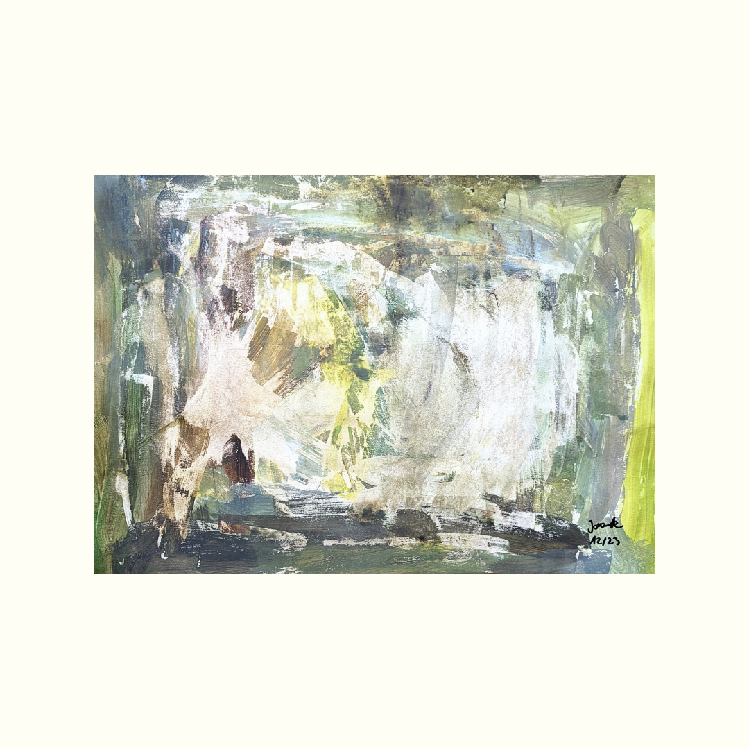 Gemälde „Seegras 1“, DIN A3