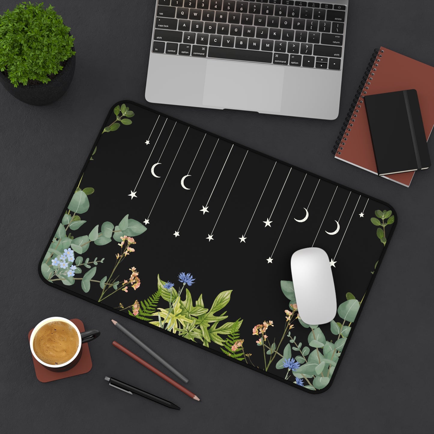 Celestial Garden Schreibtischunterlage - Pflanzen Mouse Pad