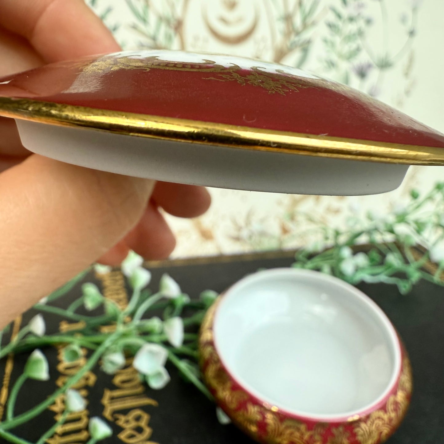 Limoges Pompadour Dose pink