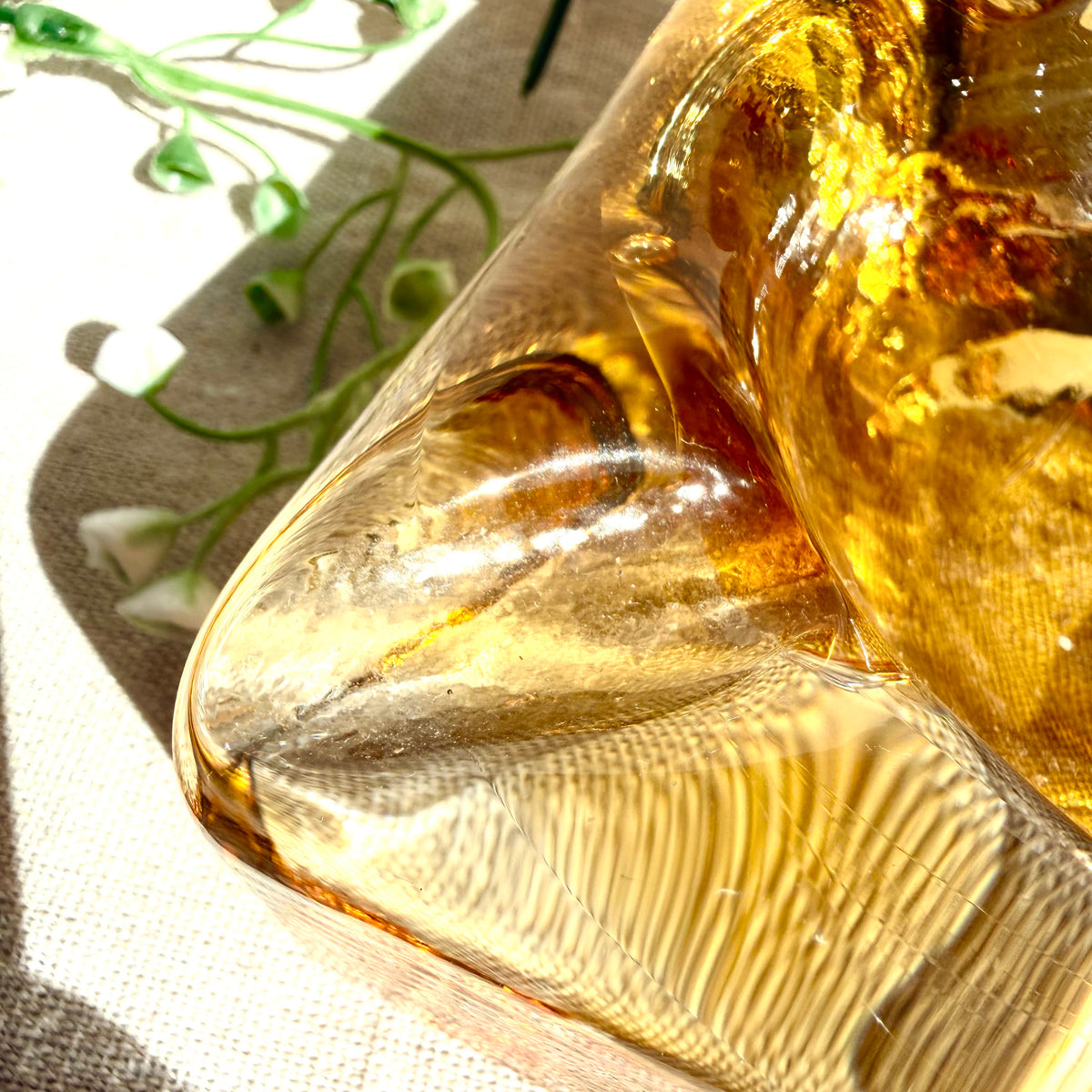 Murano Aschenbecher gelb