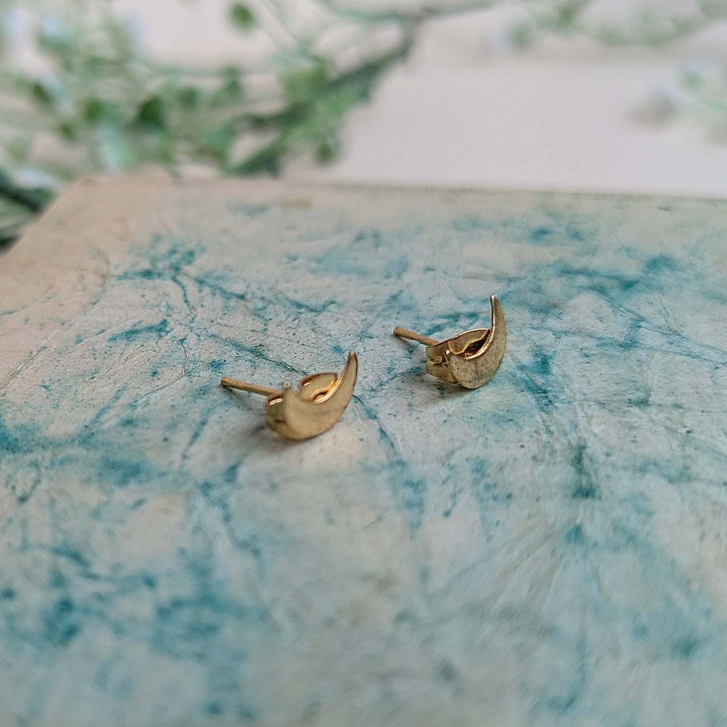 Boucles d'oreilles croissant de lune