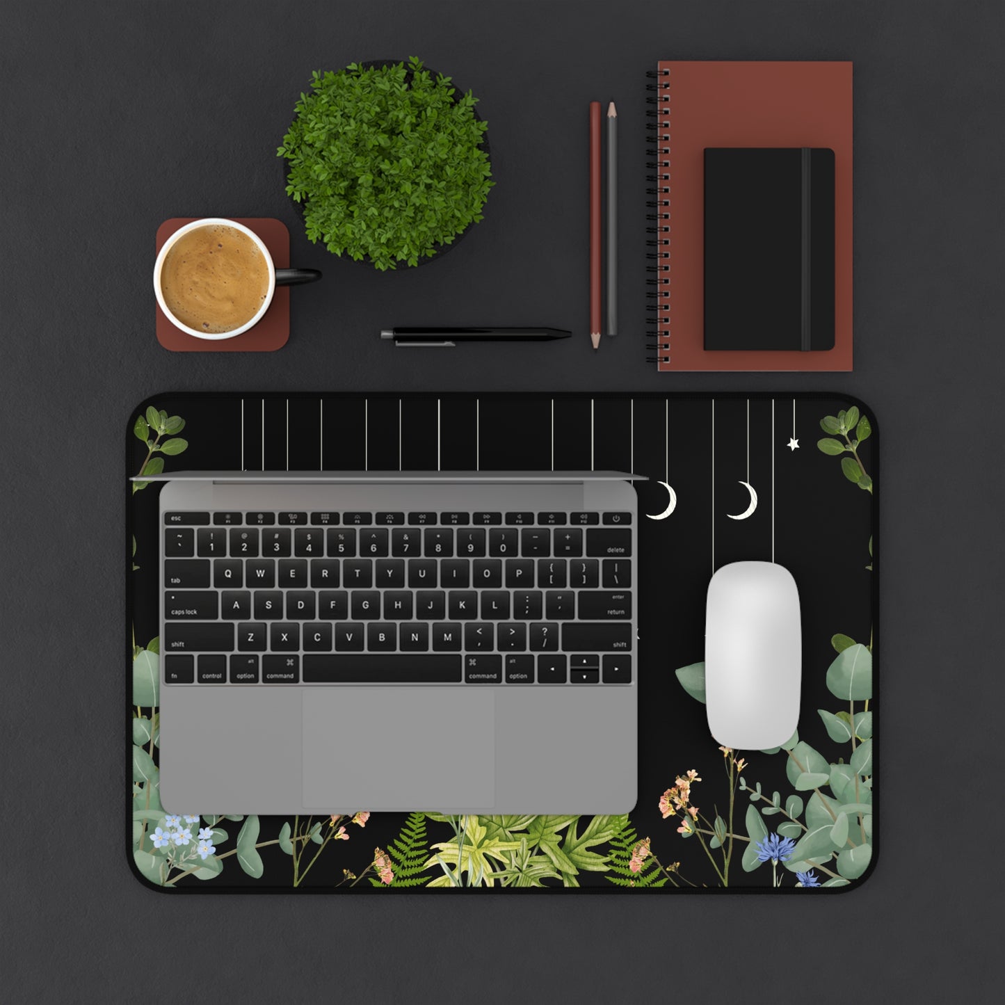 Celestial Garden Schreibtischunterlage - Pflanzen Mouse Pad