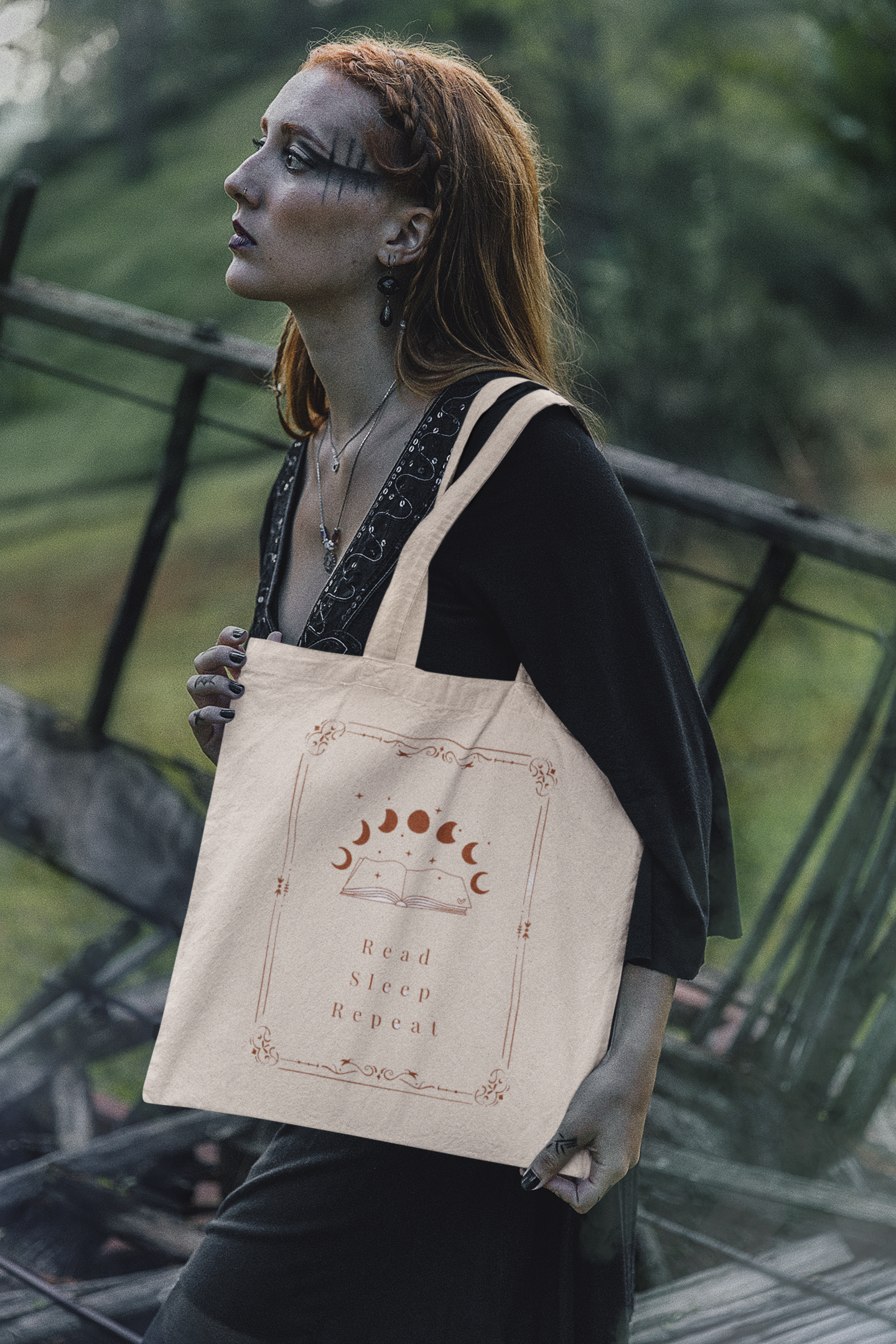 Book Lover Tote Bag Shopper