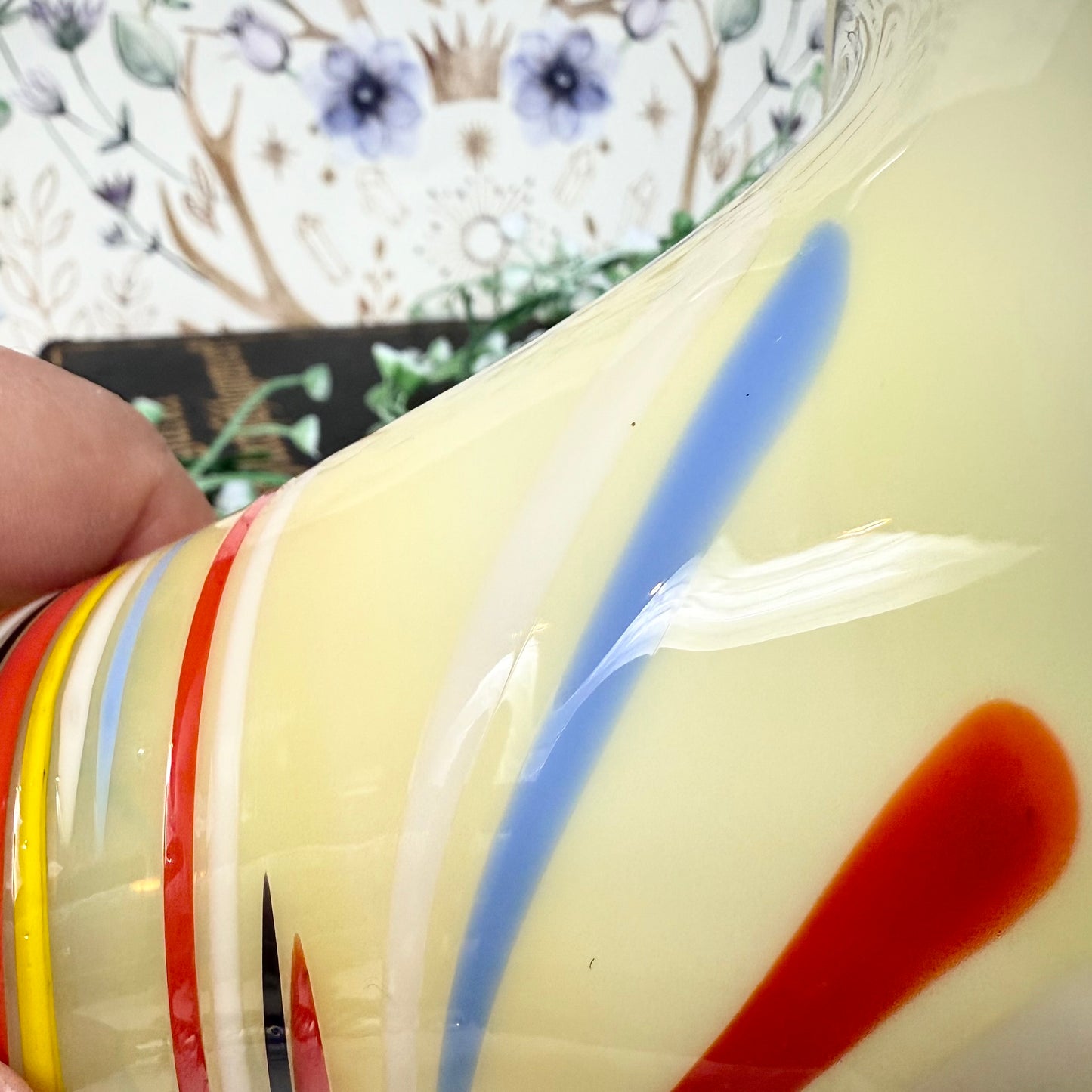 Glasvase Swirl