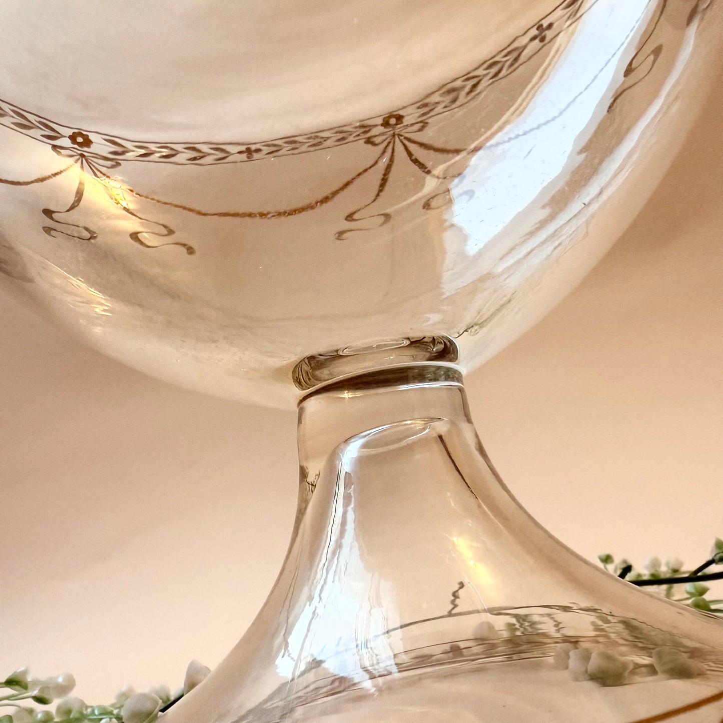 Jugendstil Glasbowle