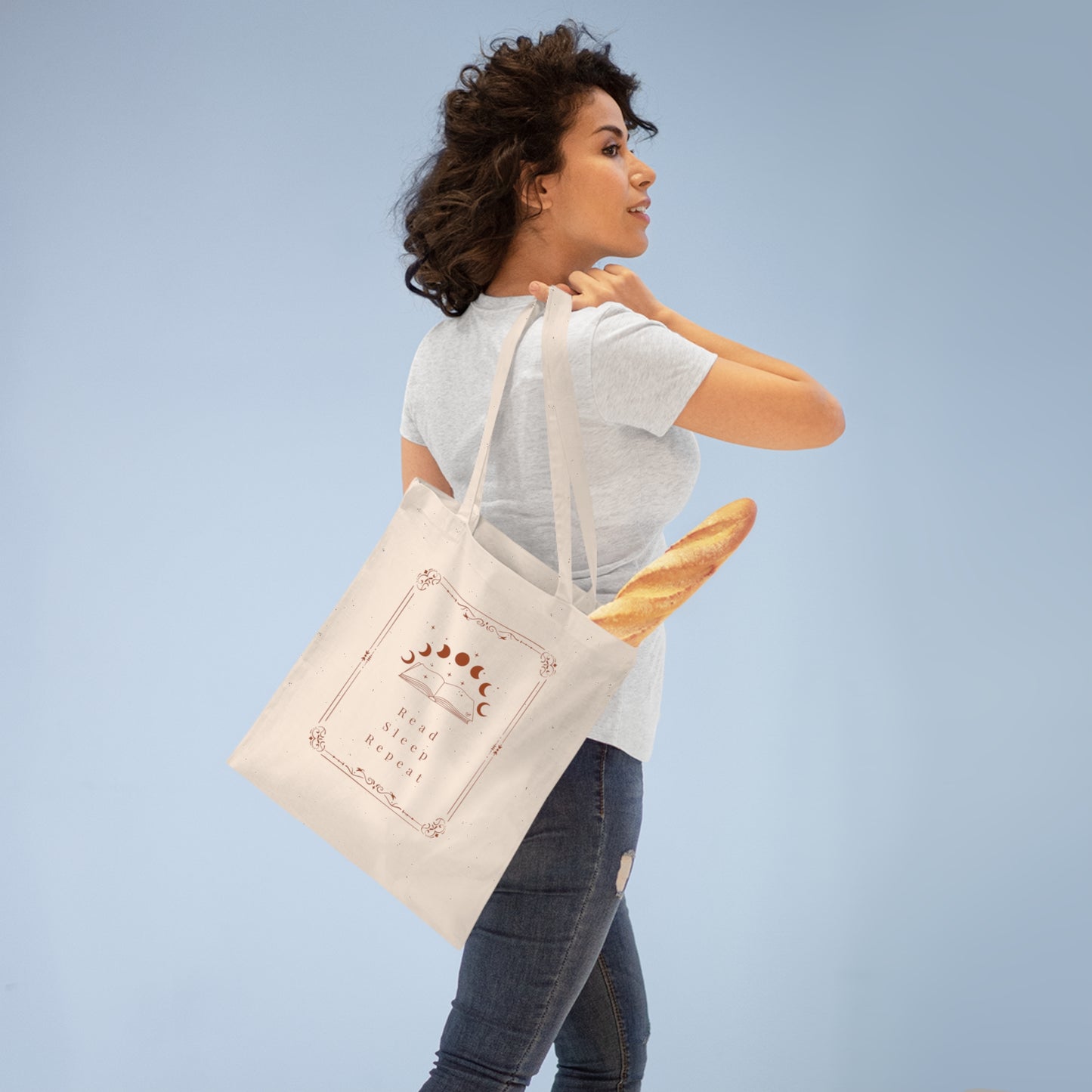 Book Lover Tote Bag Shopper