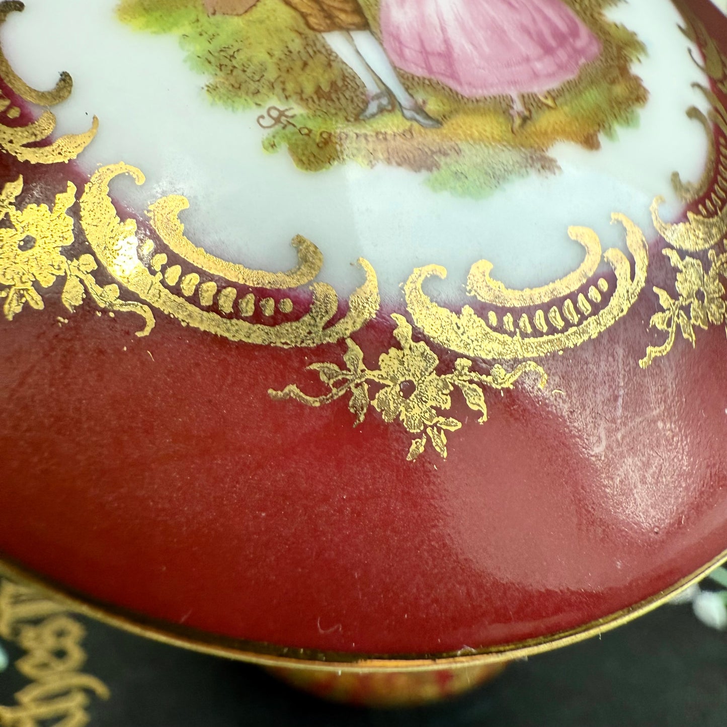 Limoges Pompadour Dose pink