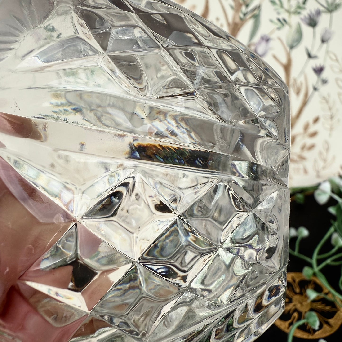 Rosenschale Glas