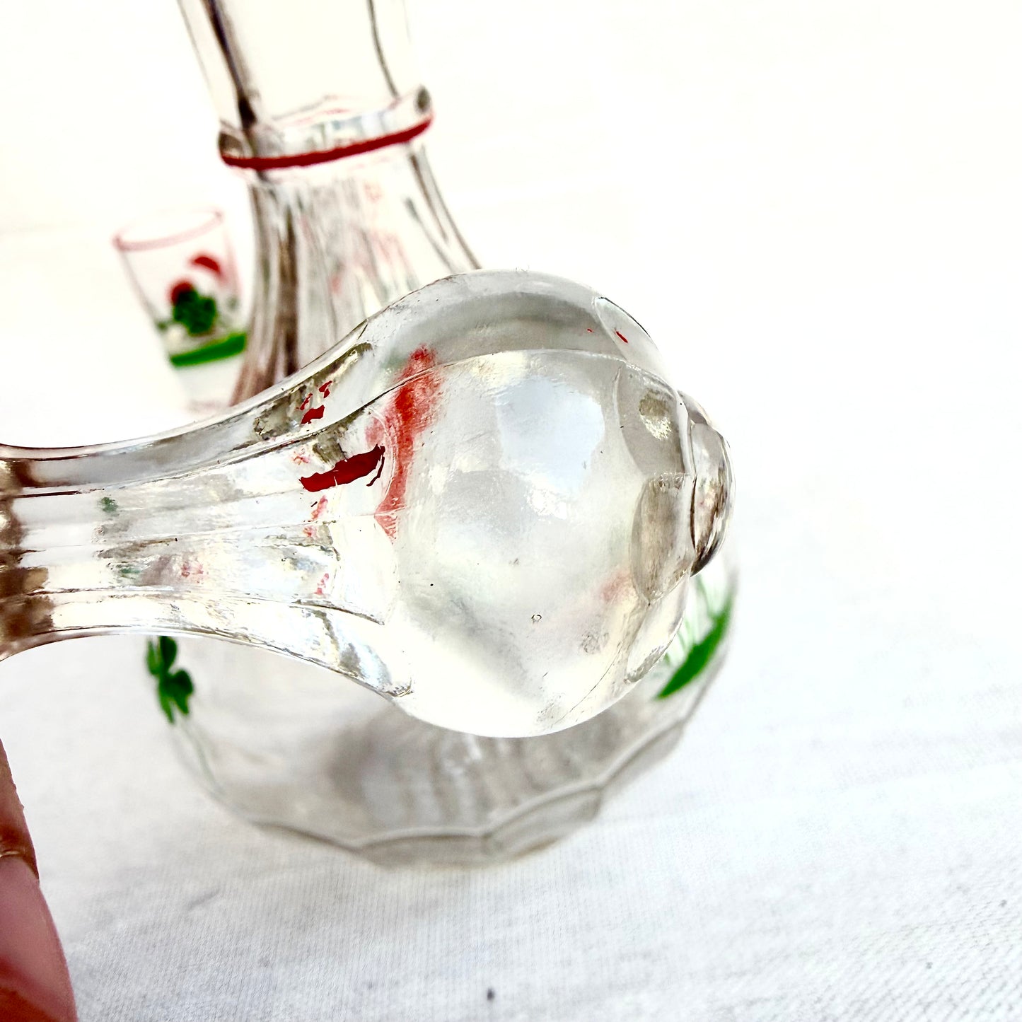 Likörset Pilze handbemalt