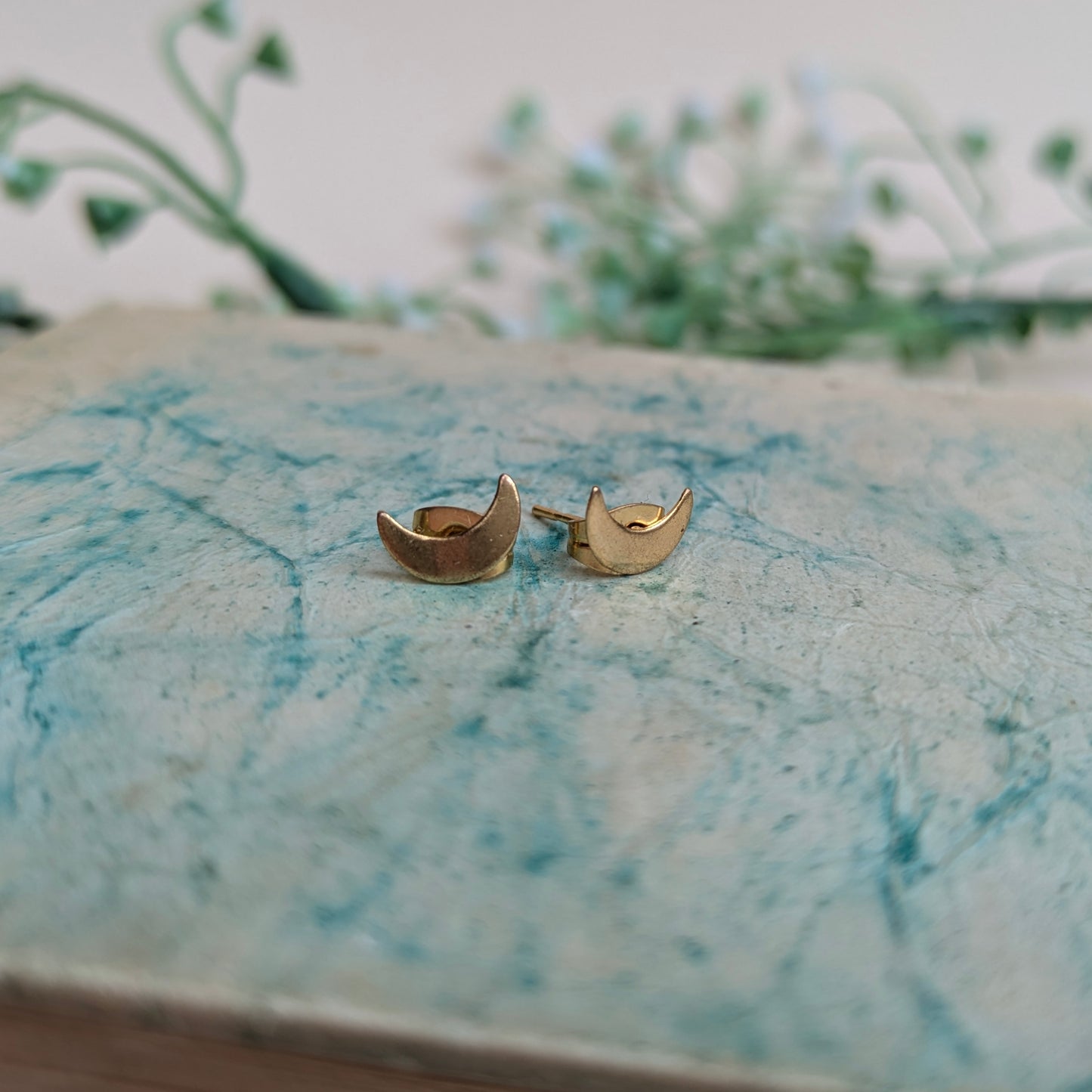 Boucles d'oreilles croissant de lune