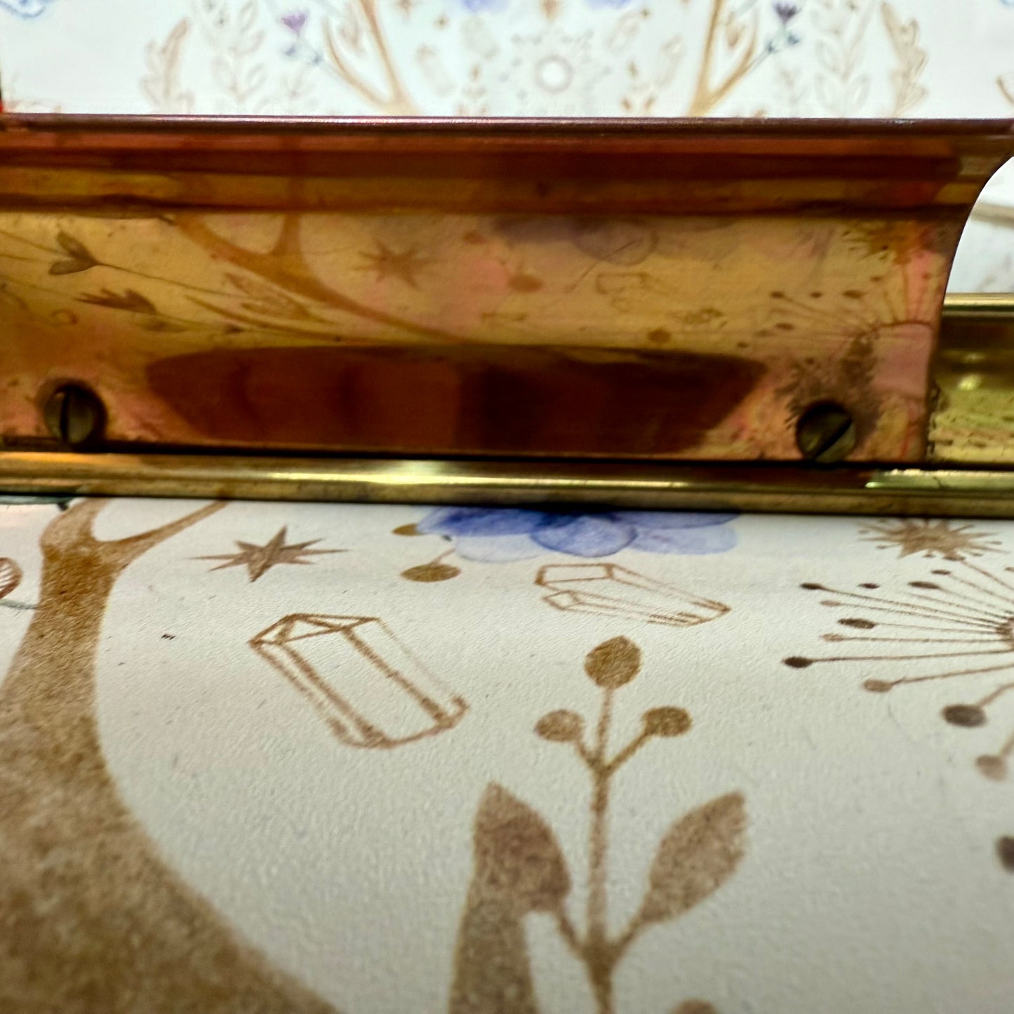 Schwarzes Tablett 1950er