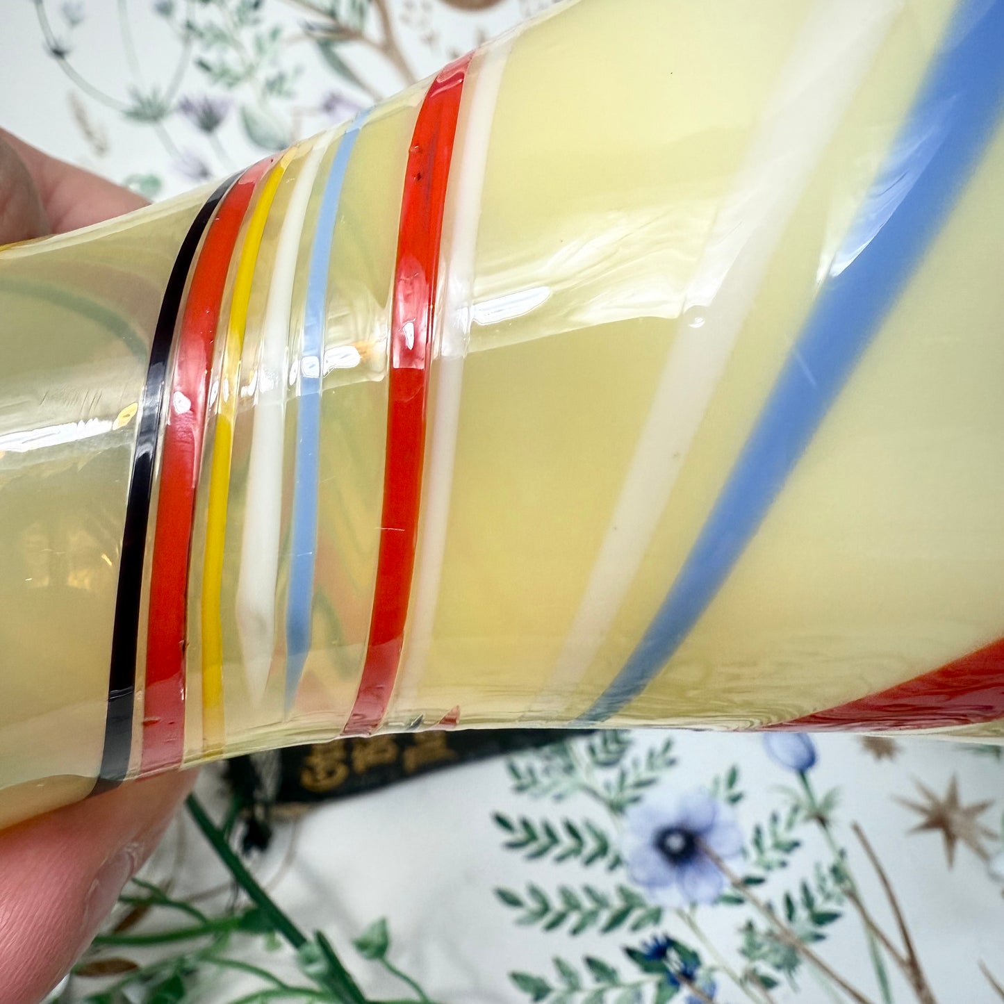 Glasvase Swirl