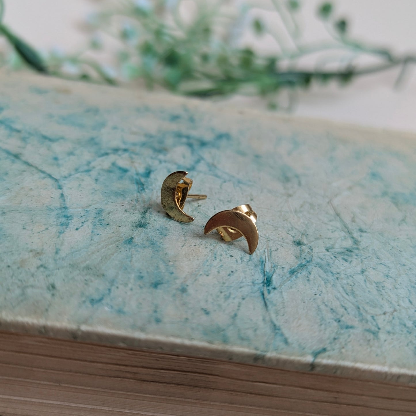 Boucles d'oreilles croissant de lune