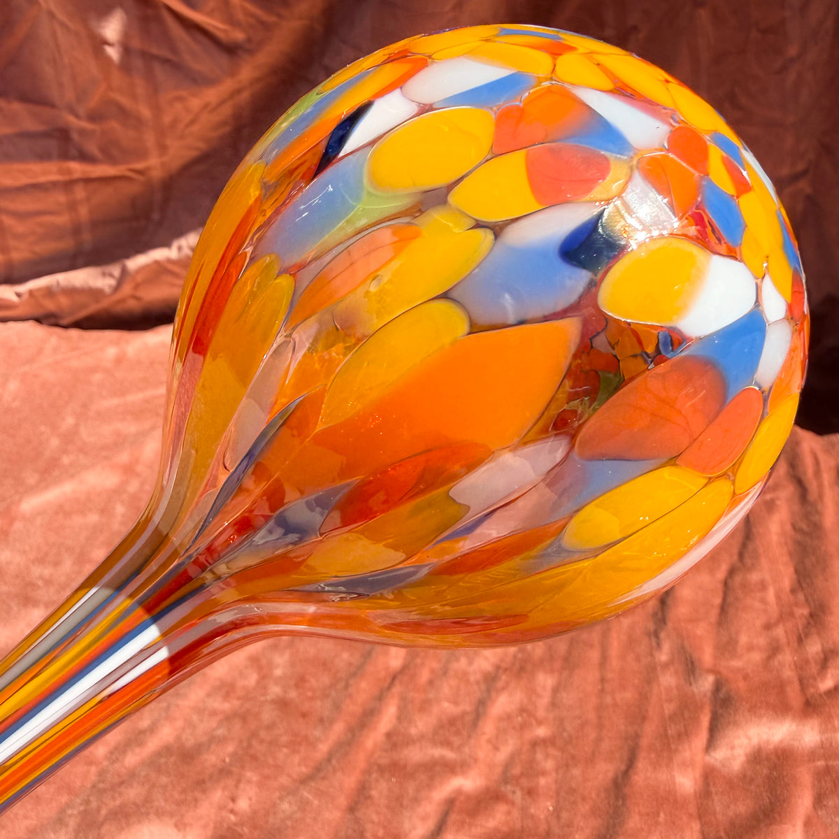 Bewässerungskegel mundgeblasen orange