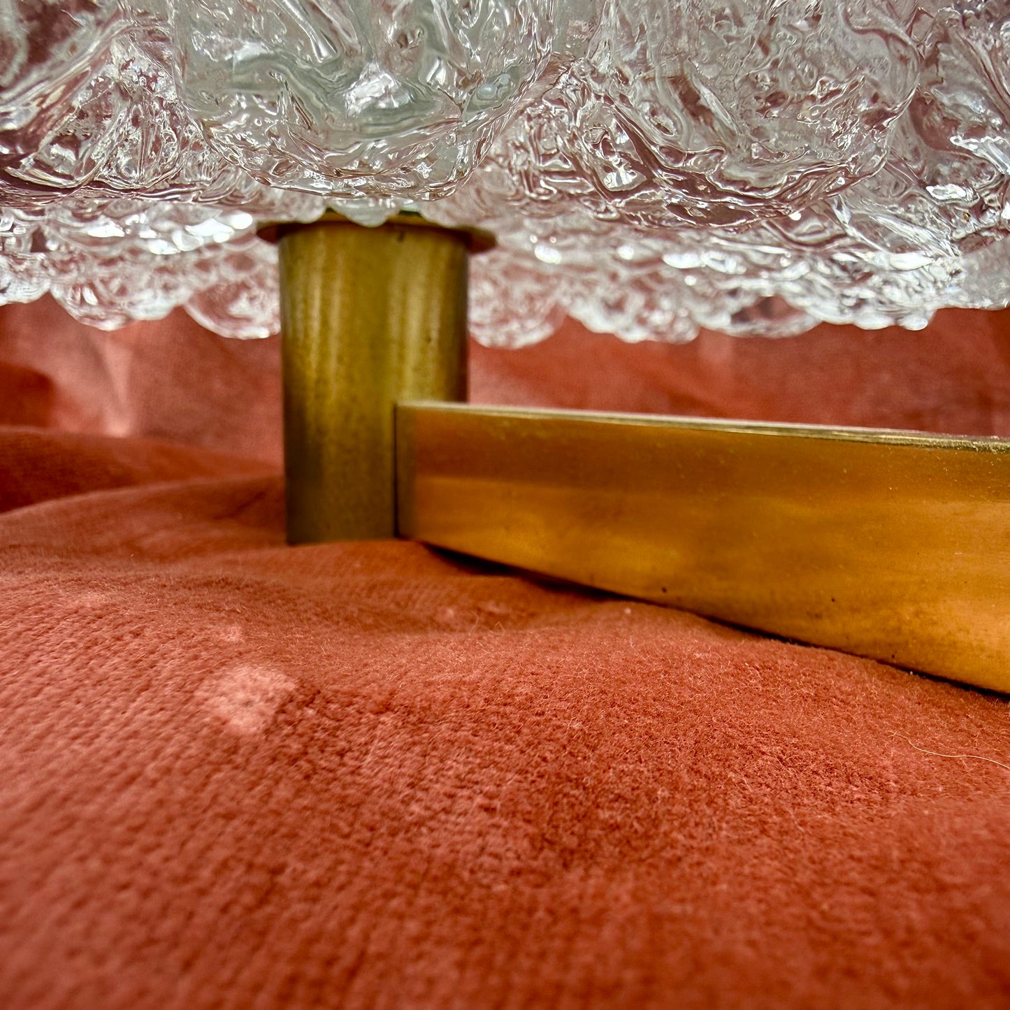 Deckenlampe mit Eiszapfen Glas