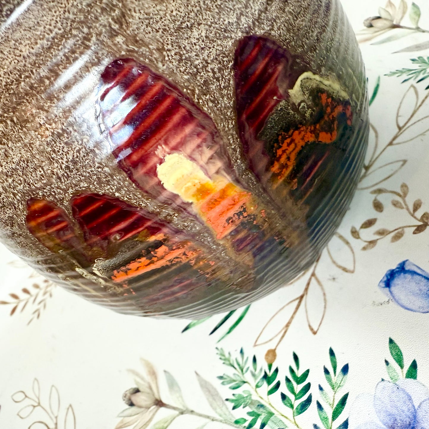 Vase mit Verlaufsglasur