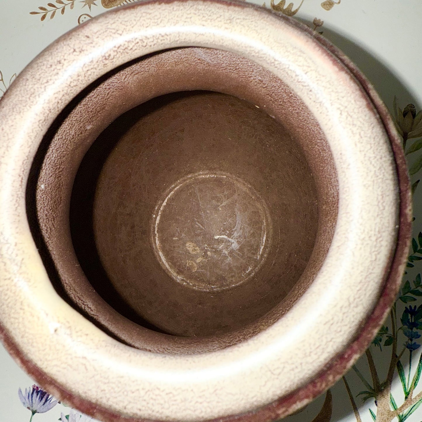 Vase mit Verlaufsglasur