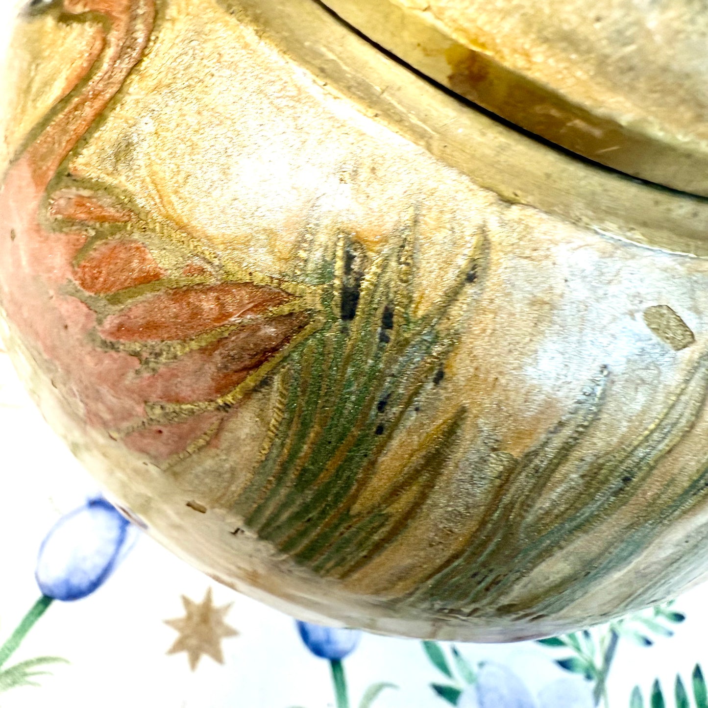Emaille Vase asiatisch