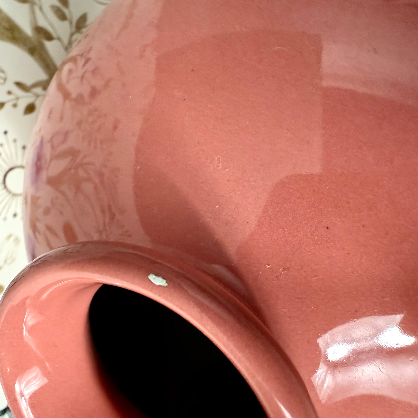 Vase rosa Kugel