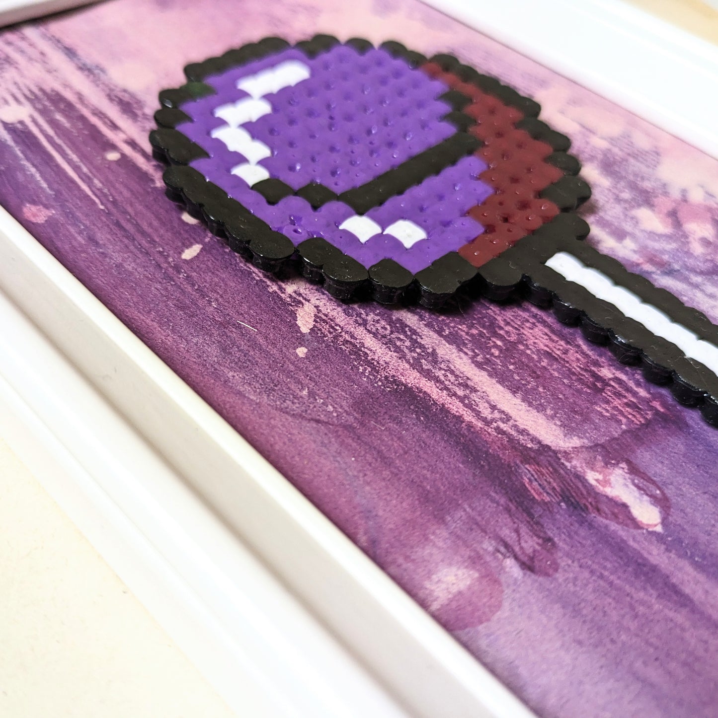 Pixel Lolli gerahmt, DIN A5