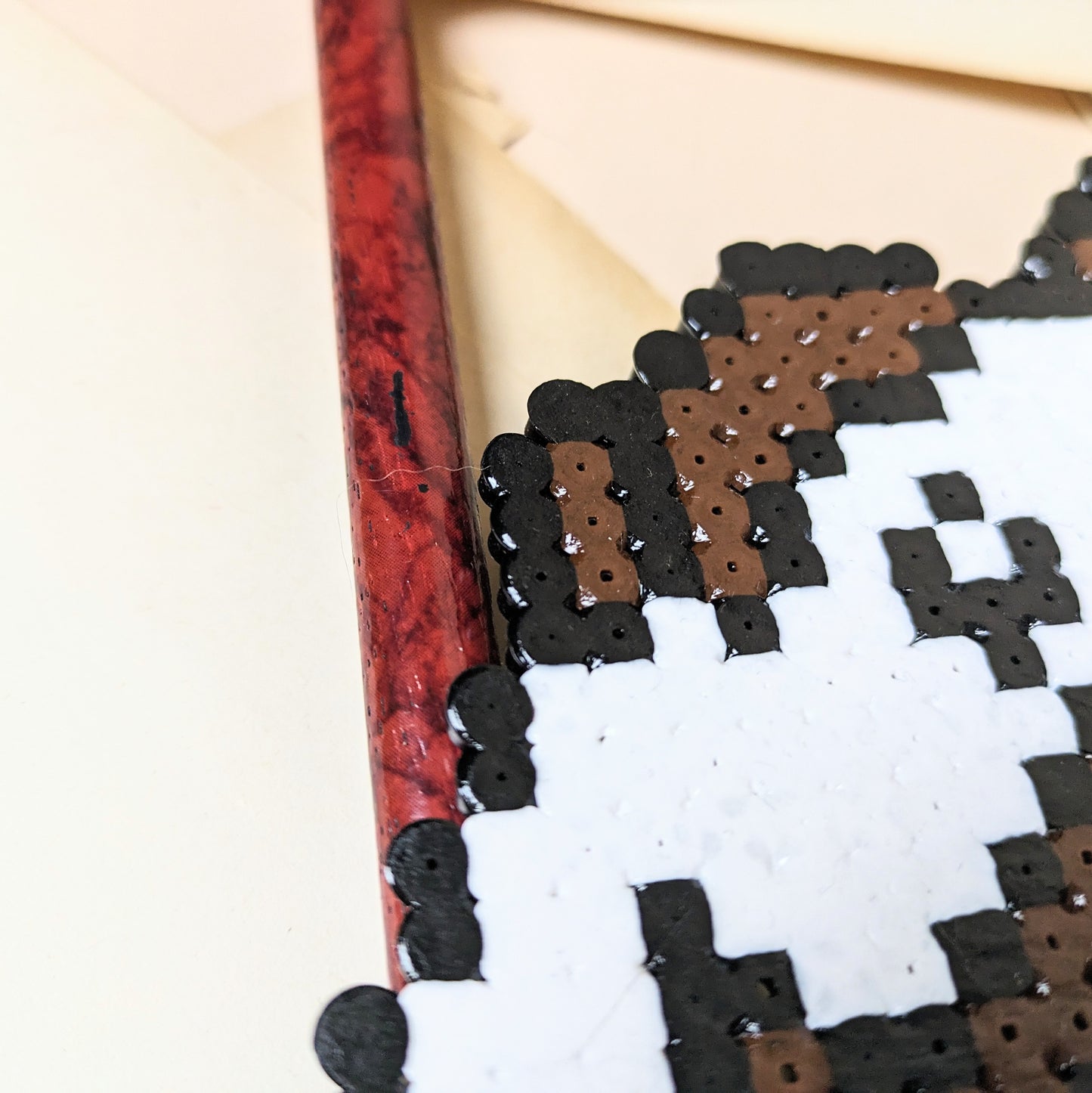 Pixel Pringles gerahmt, DIN A5