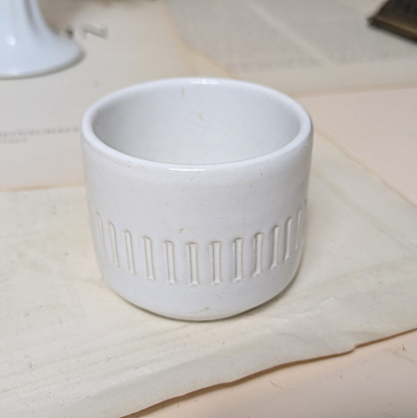 Bol en céramique blanche