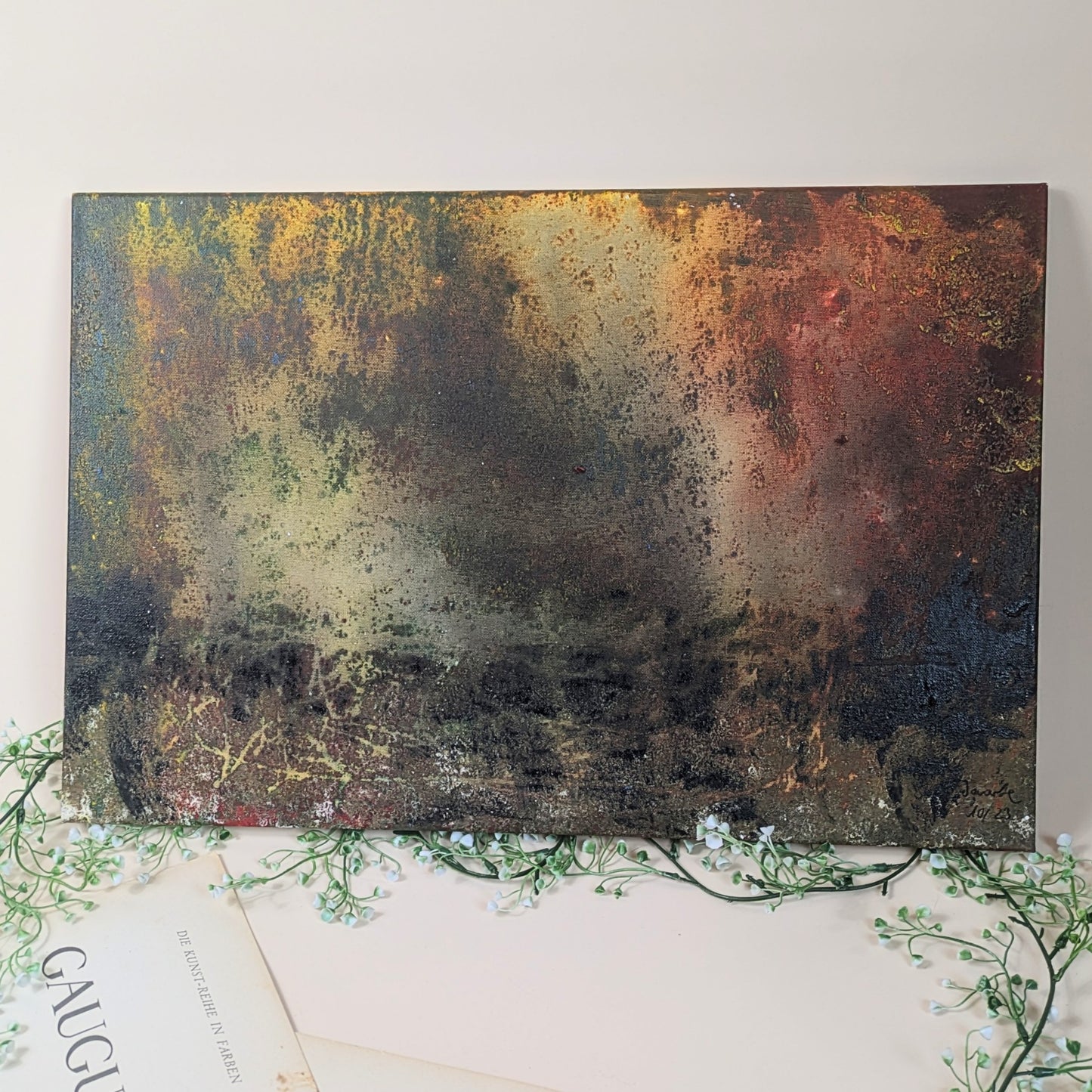 Gemälde „Salzkruste“, 60 x 40