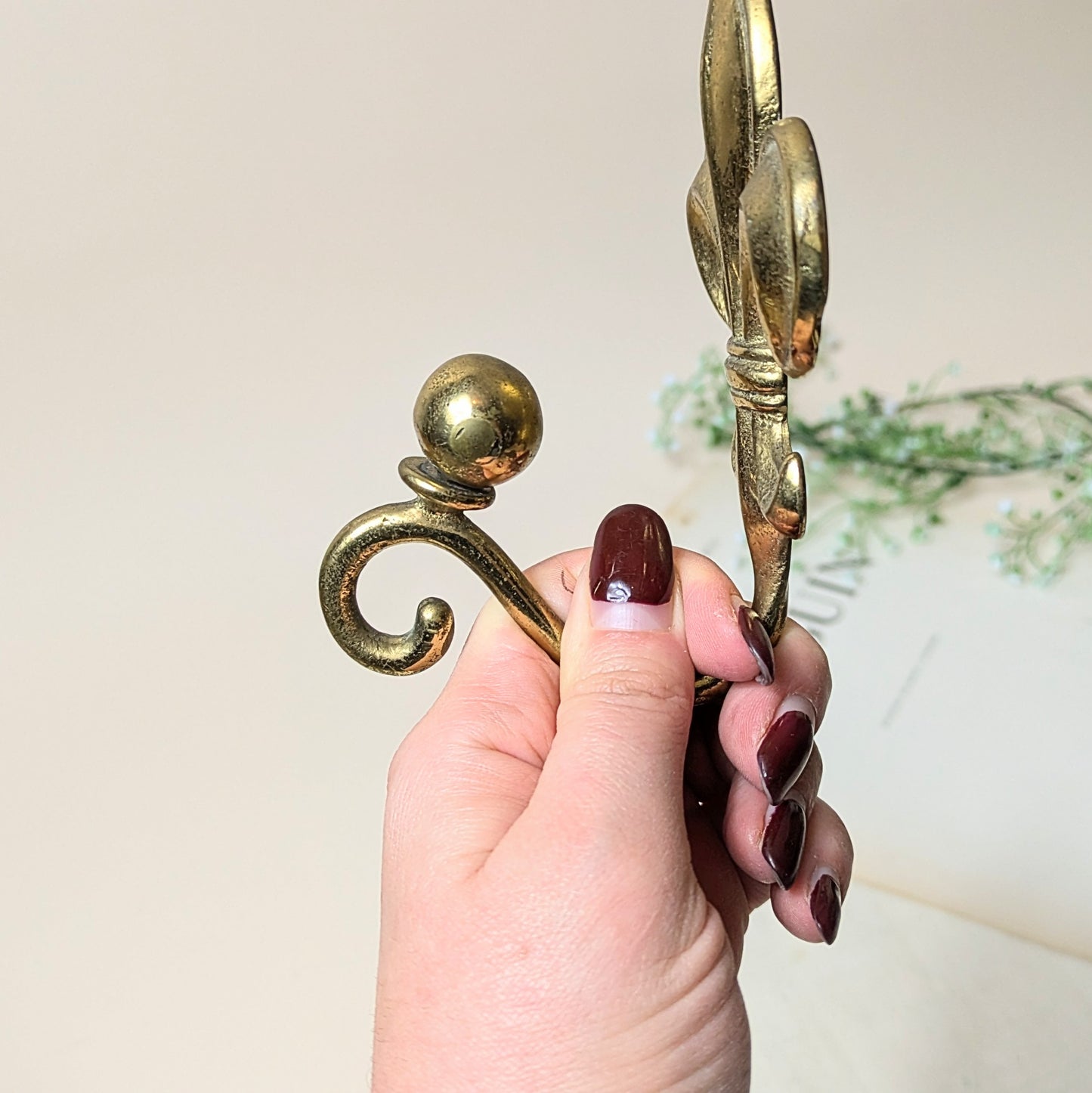 Brass hook lily