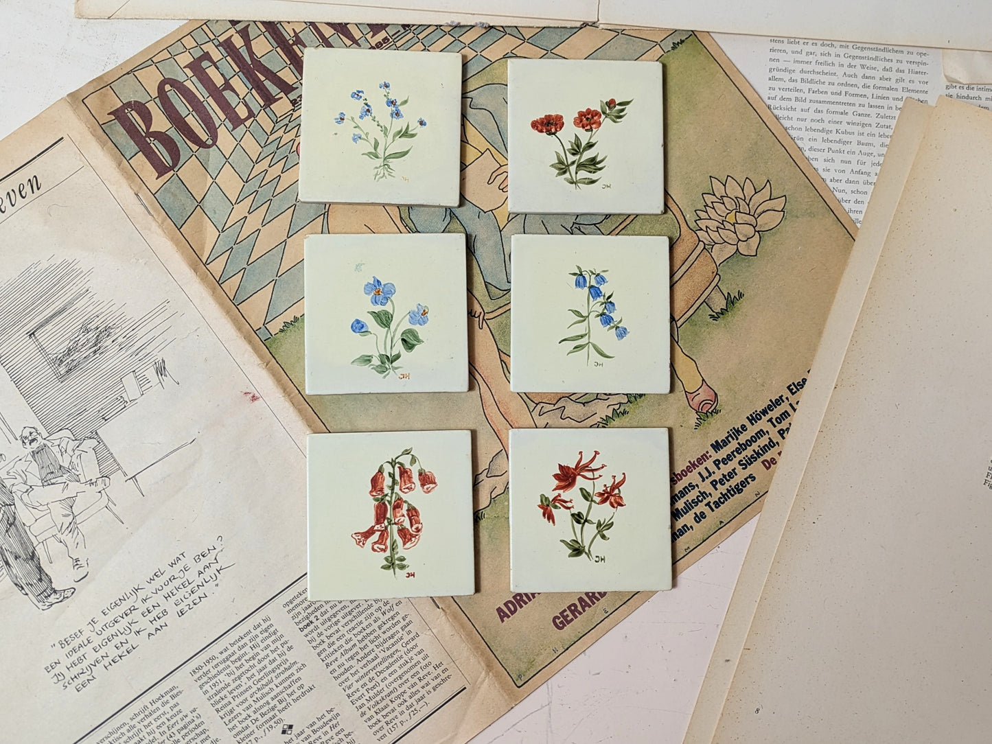 Carreaux floraux