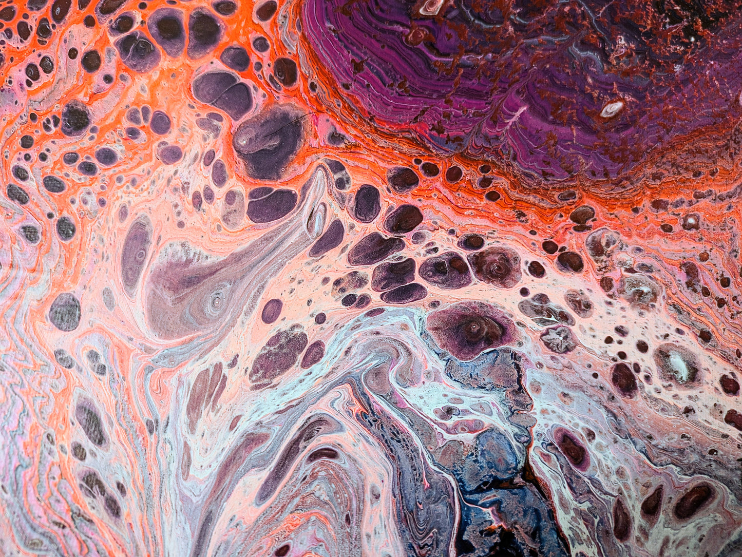 Gemälde „Pink Universe“ 40 x 30