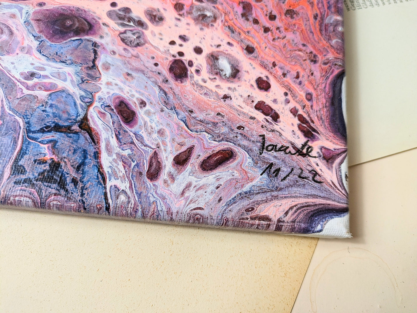 Gemälde „Pink Universe“ 40 x 30