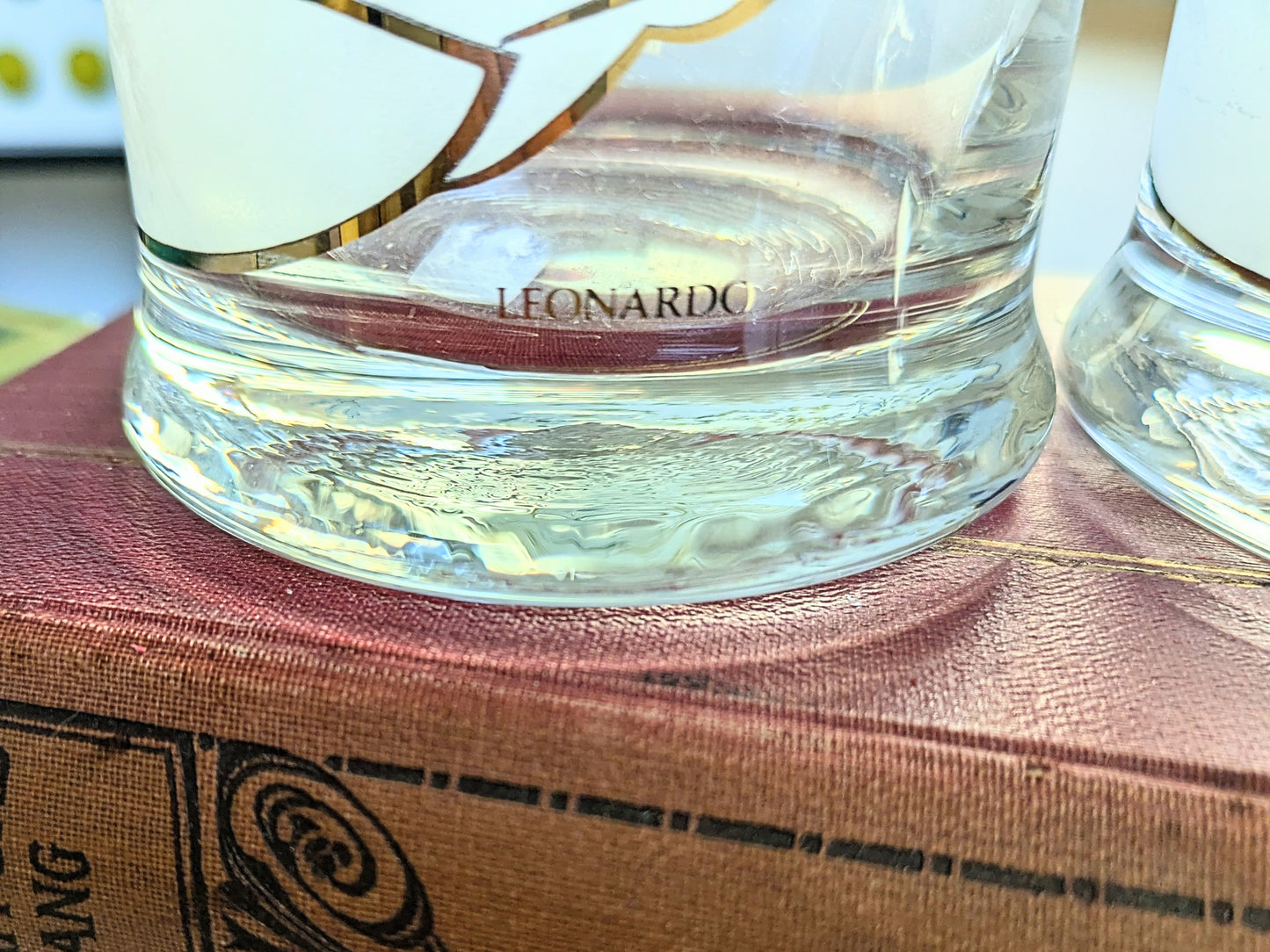 Set of Leonardo glasses with ducks