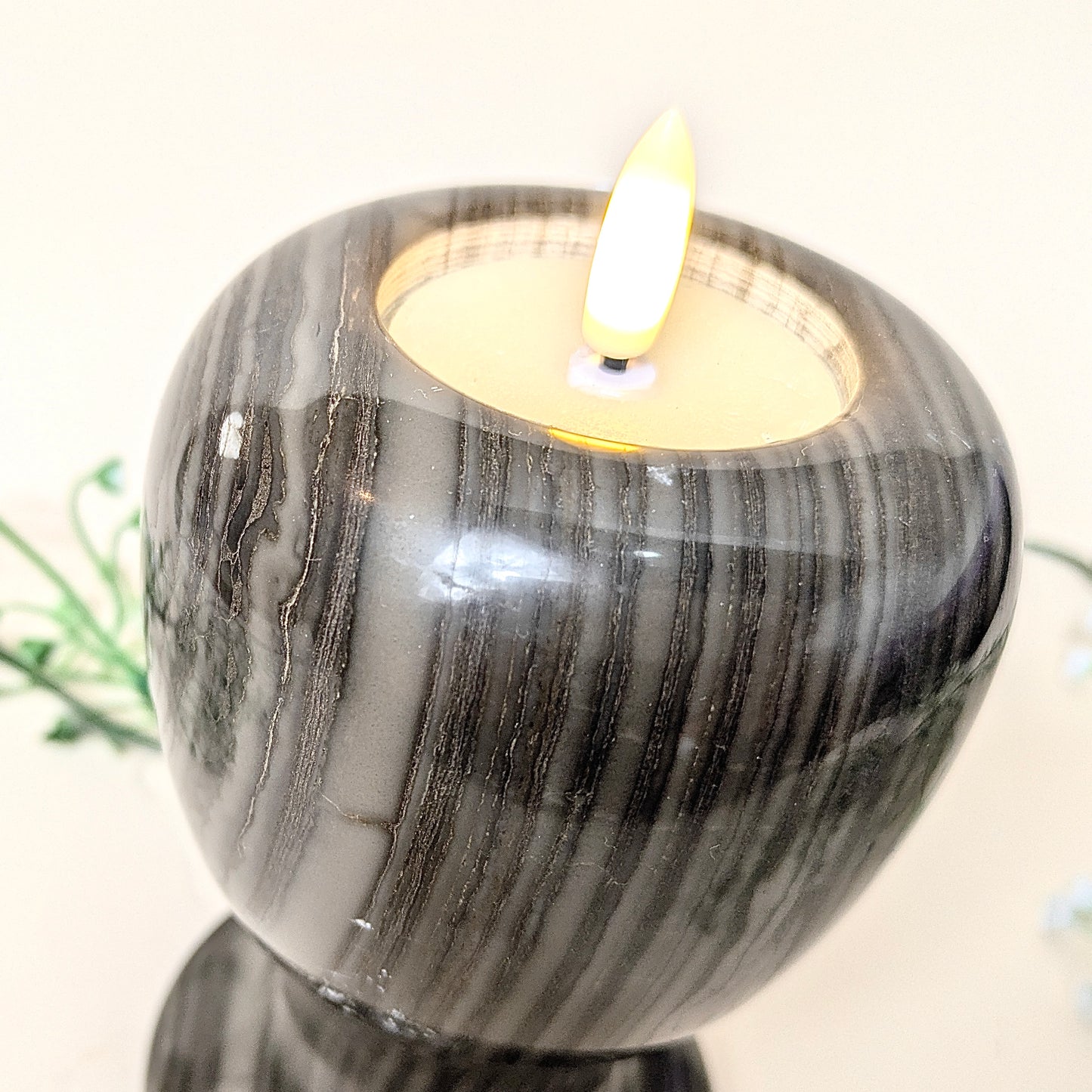 Onyx Kerzenständer für Teelichter