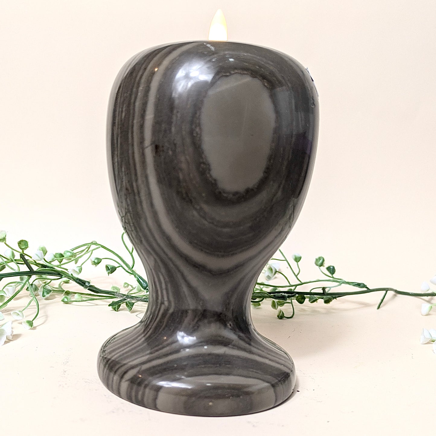Onyx Kerzenständer für Teelichter