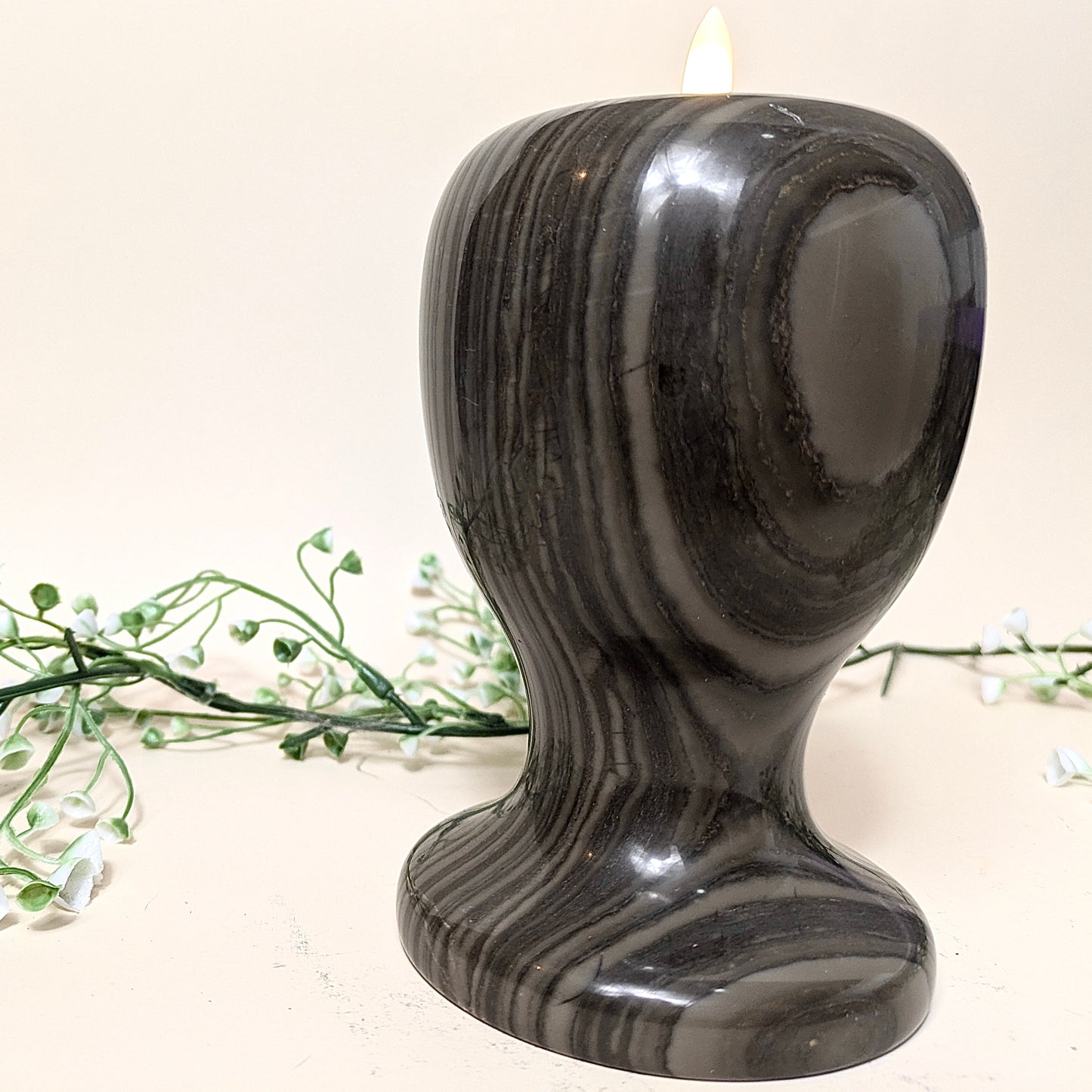 Onyx Kerzenständer für Teelichter