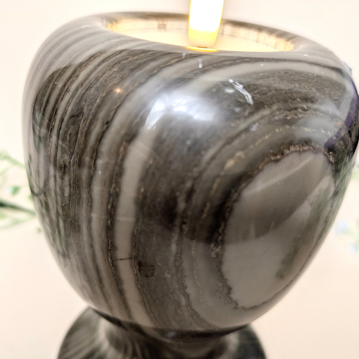 Onyx Kerzenständer für Teelichter
