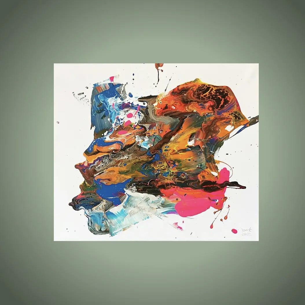 Gemälde "Lava", 60 x 40