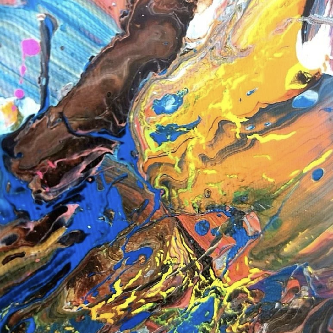 Gemälde "Lava", 60 x 40
