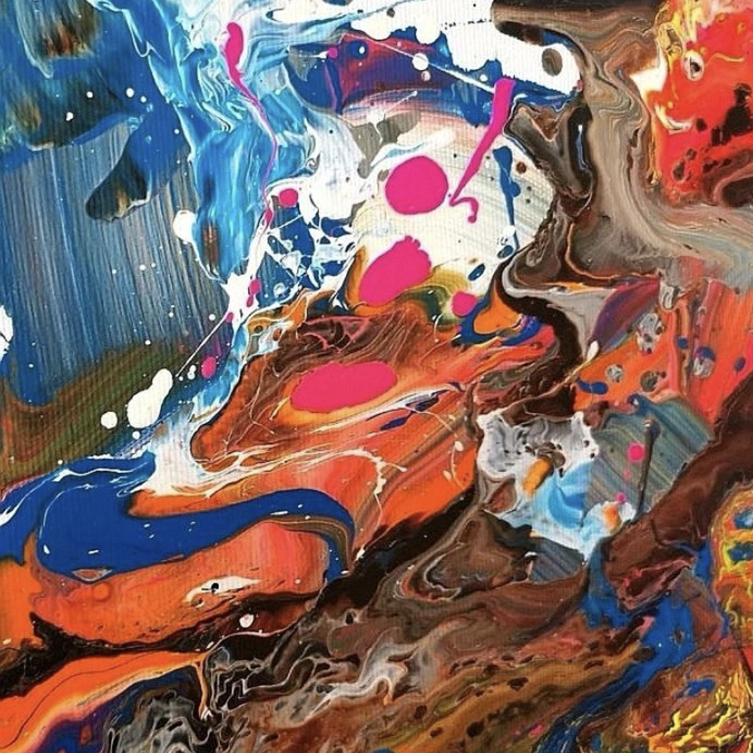 Gemälde "Lava", 60 x 40
