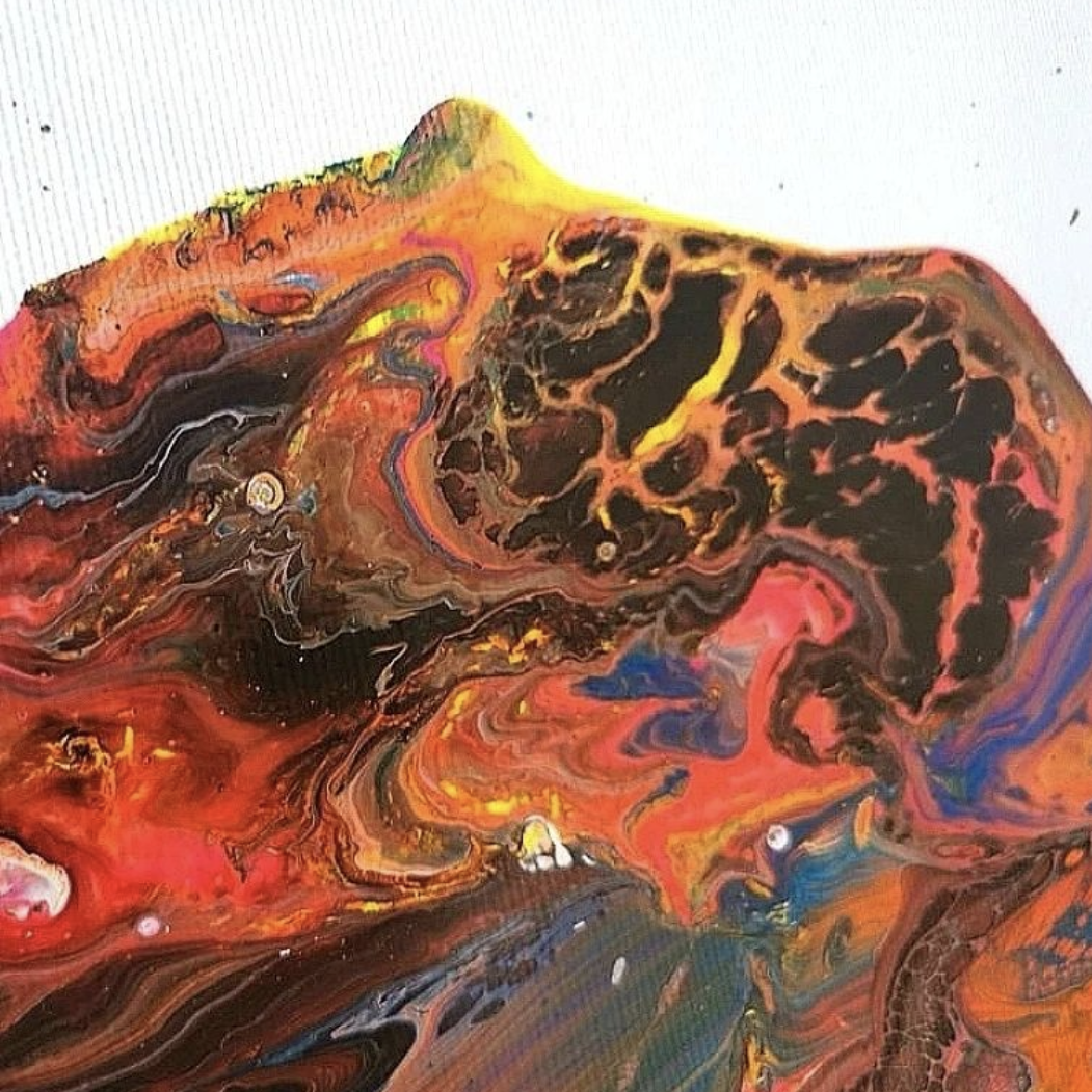 Gemälde "Lava", 60 x 40