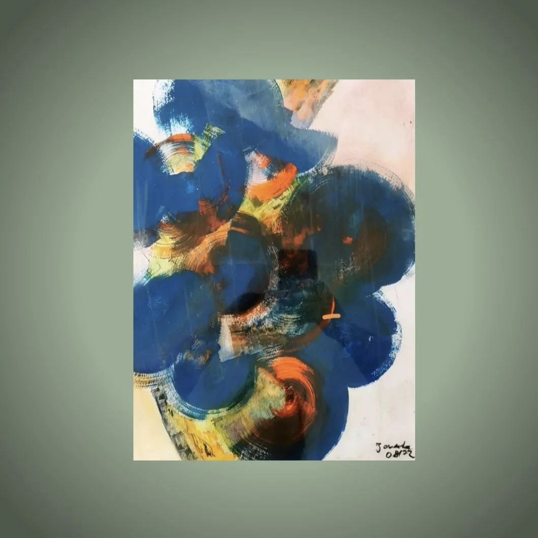 Tableau "Traces de verre", 42 x 31