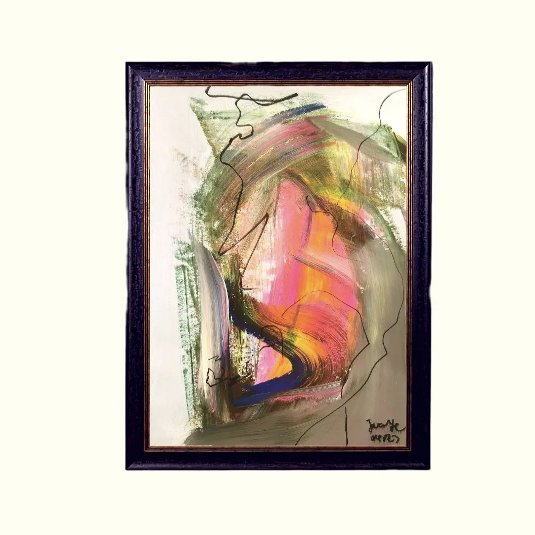 Gemälde "Es stürmt", 35 x 26