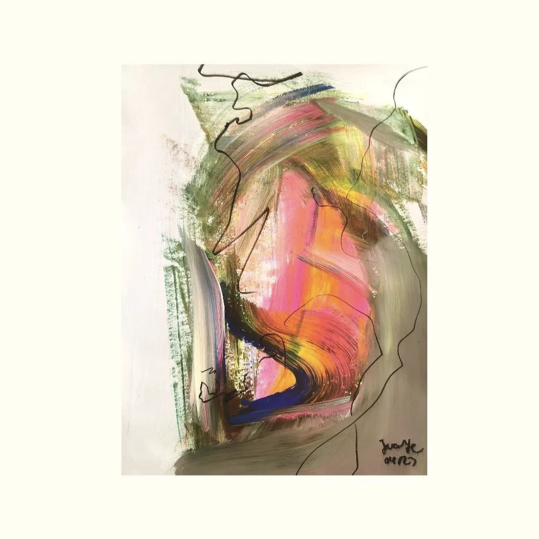 Gemälde "Es stürmt", 35 x 26