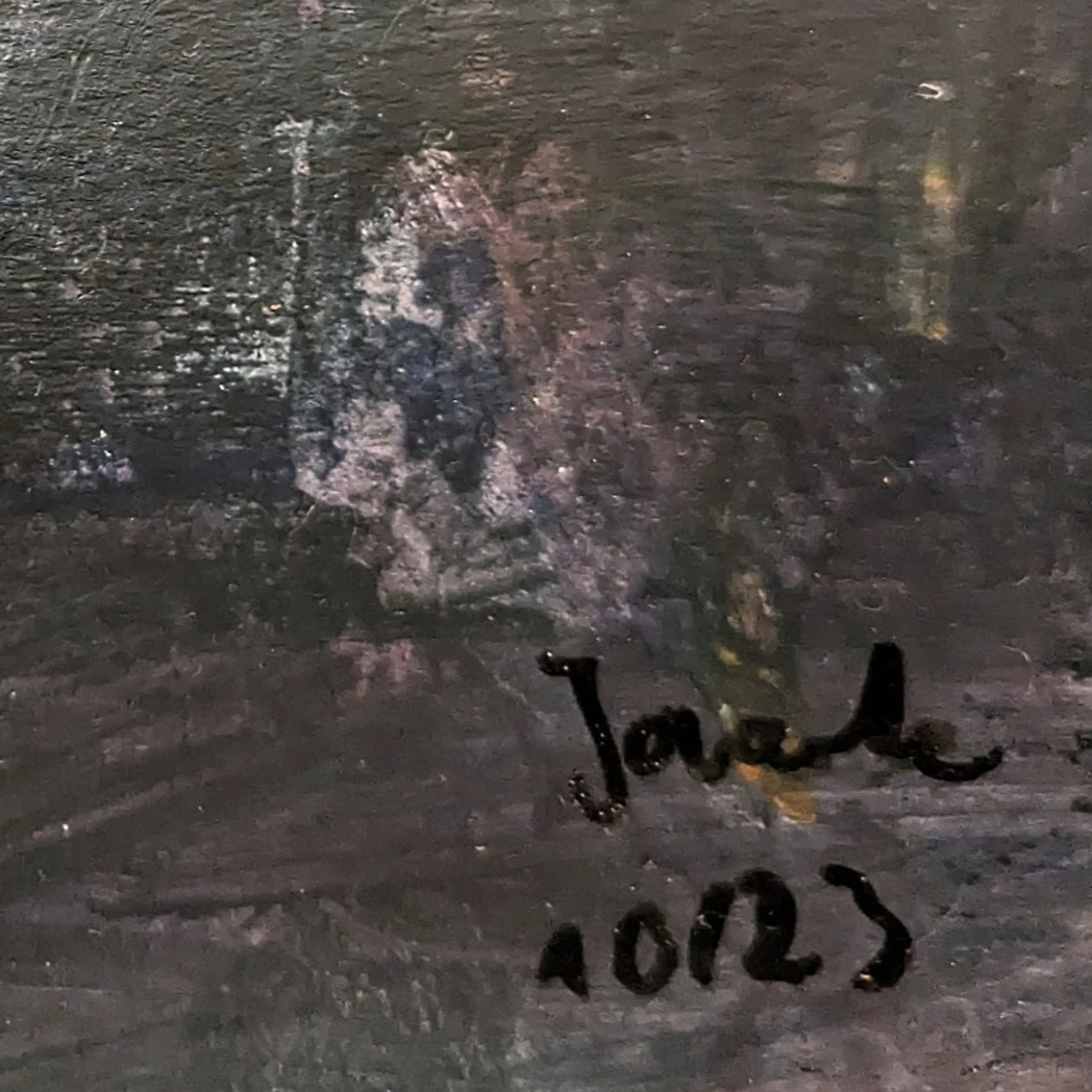 Gemälde "Nachtigall", DIN A3