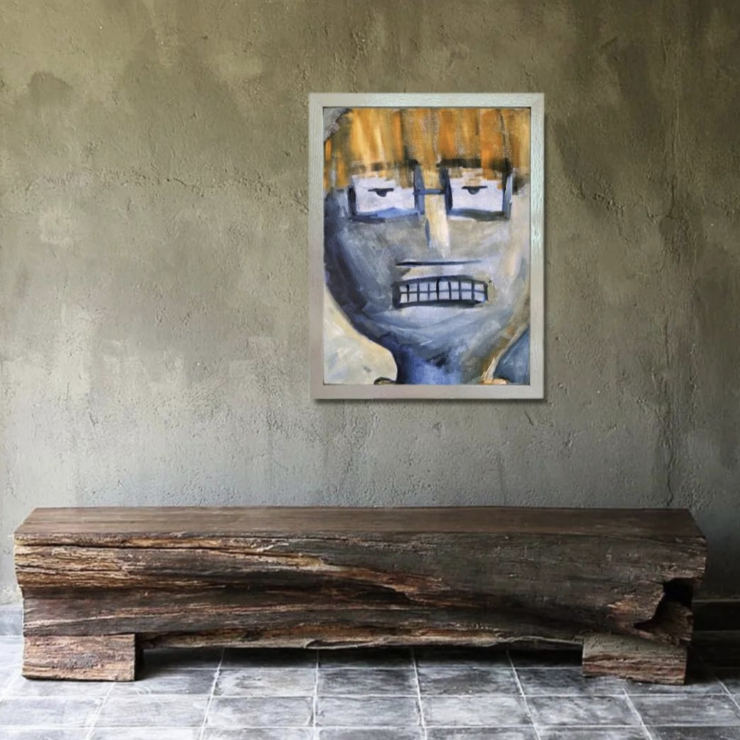 Gemälde "Mad Professor", 50 x 40